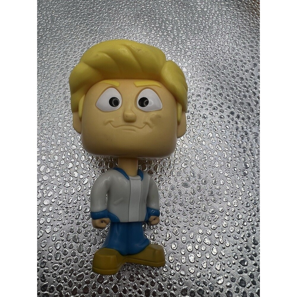 Hanna Barbera McDonalds Fred Scooby Doo Bobblehead Plastic Toy 2021 3.5" EUC